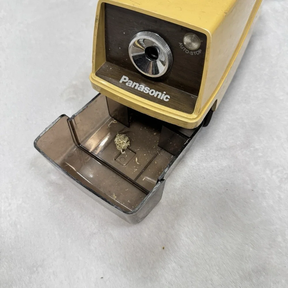 Vintage Panasonic KP-33 Electric Pencil Sharpener Auto-Stop